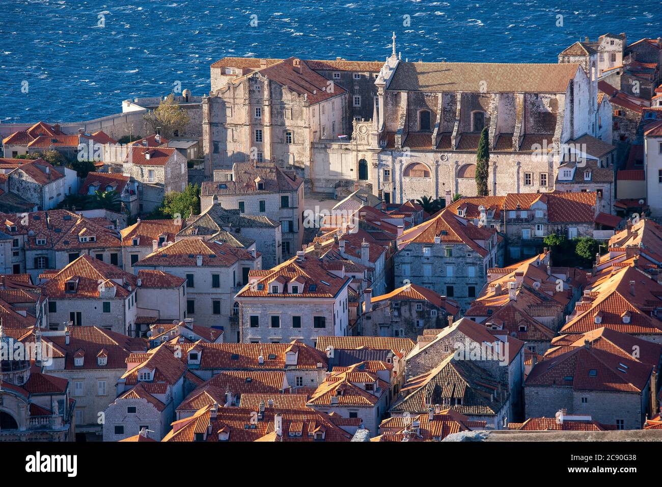 Croatia, Dubrovnik, Old town architecture Stock Photo
