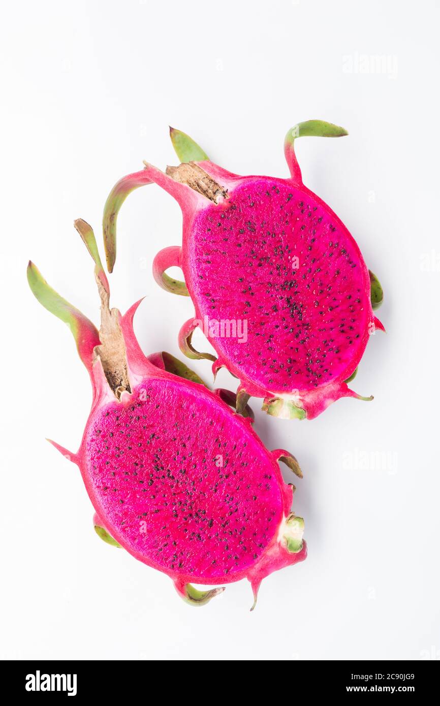 Fresh red dragon fruit Pitaya fruit Stock Photo Alamy