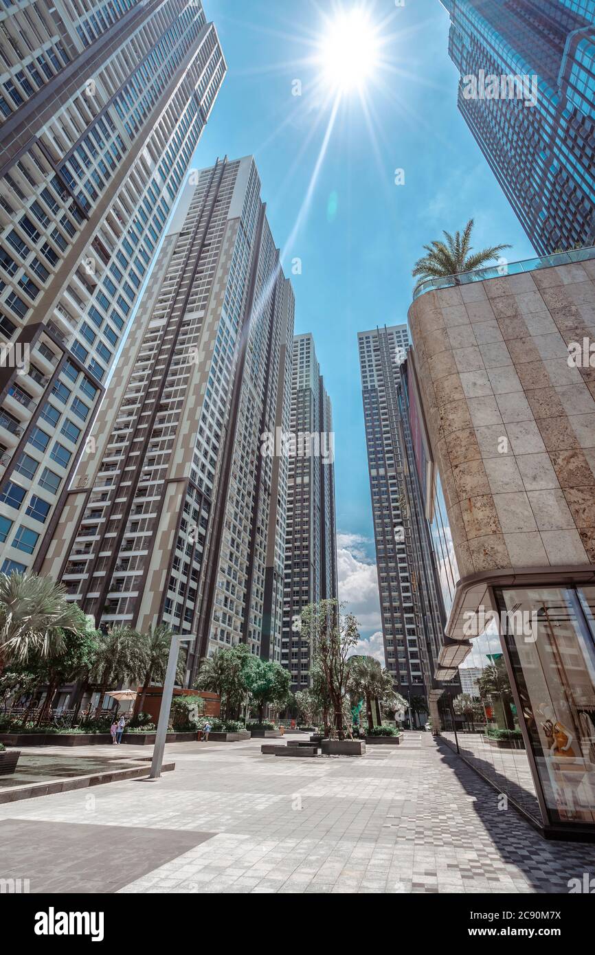 Ho chi minh city, Vietnam July 16 2020 Landmark 81 skyscraper