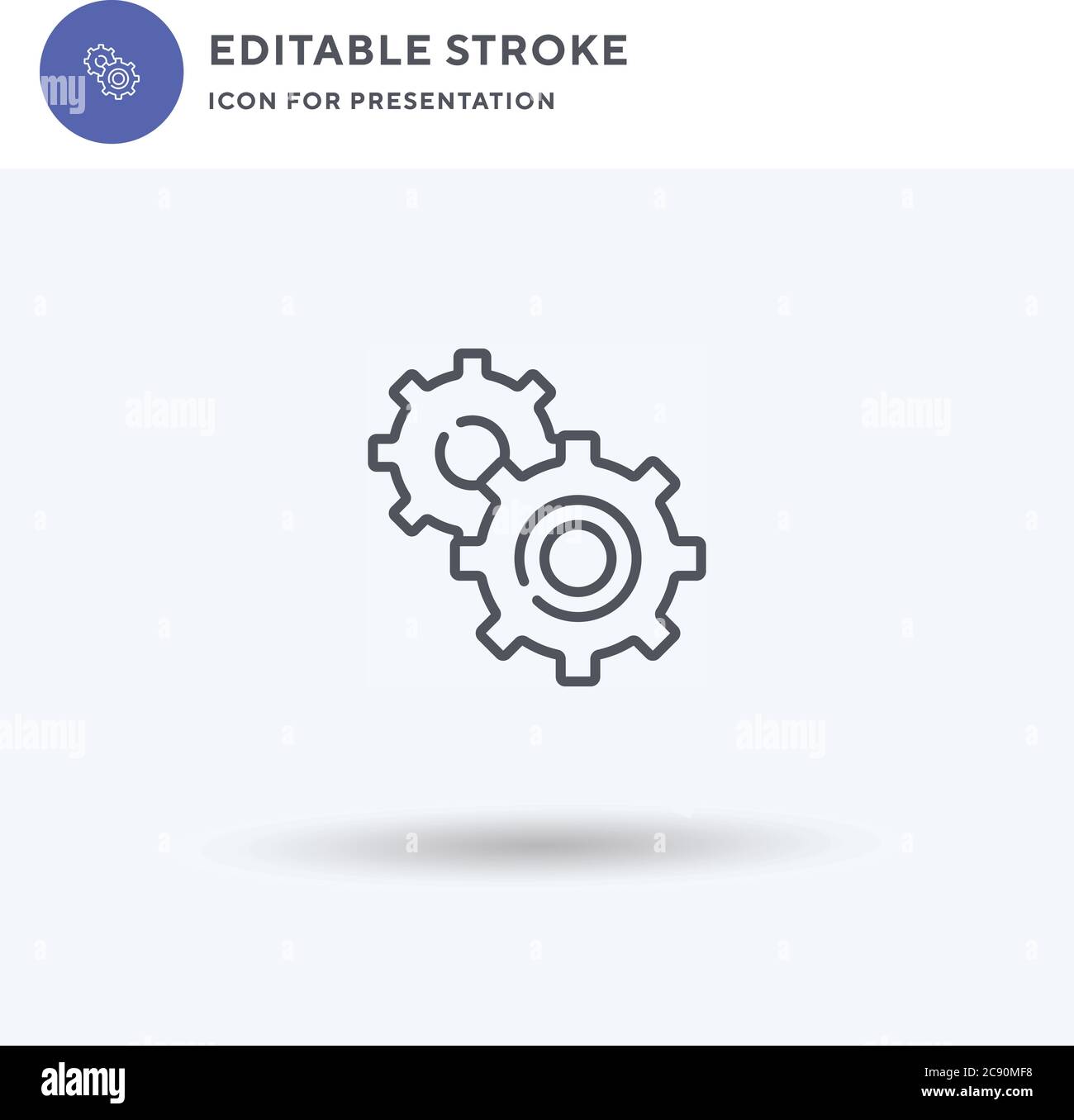 System icon vector, filled flat sign, solid pictogram isolated on white, logo illustration. System icon for presentation. Stock Vector