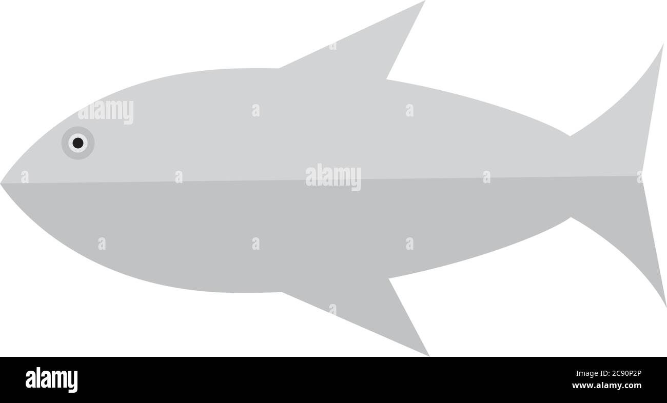 Isolated fish icon. Seafood icon . Healthy food - Vector Stock Vector ...