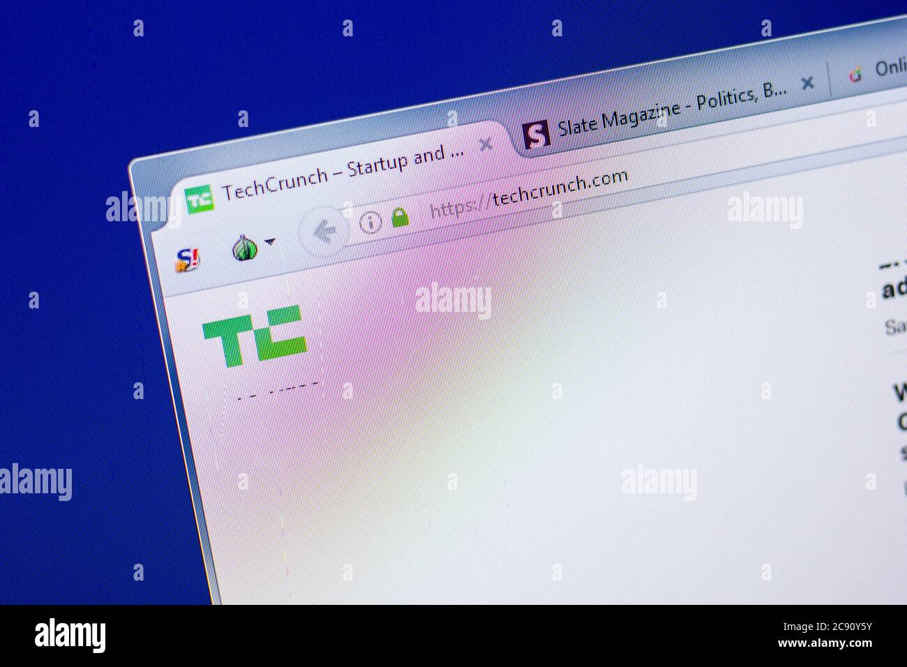 Techcrunch website hi-res stock photography and images - Alamy