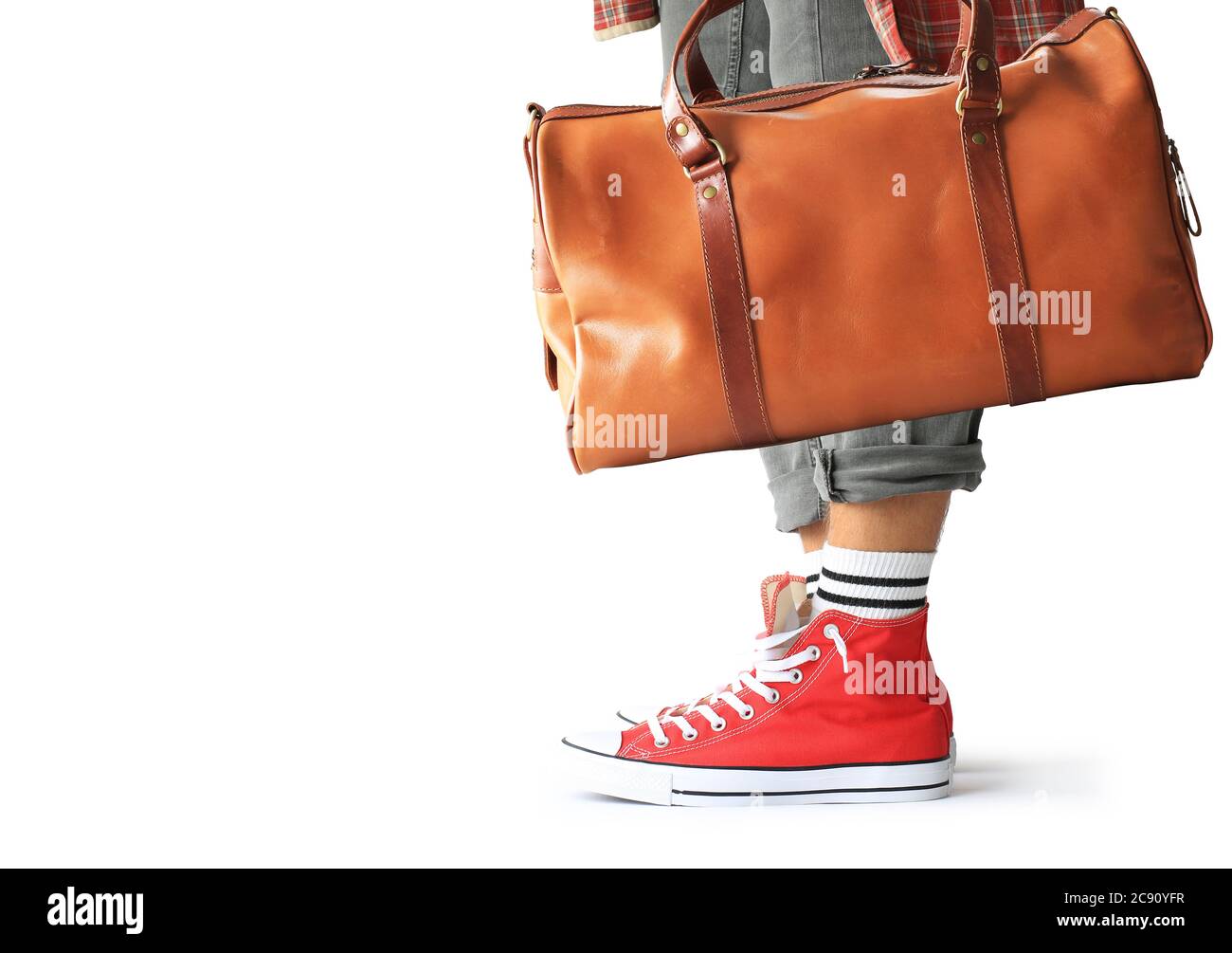Kluge store leather duffle