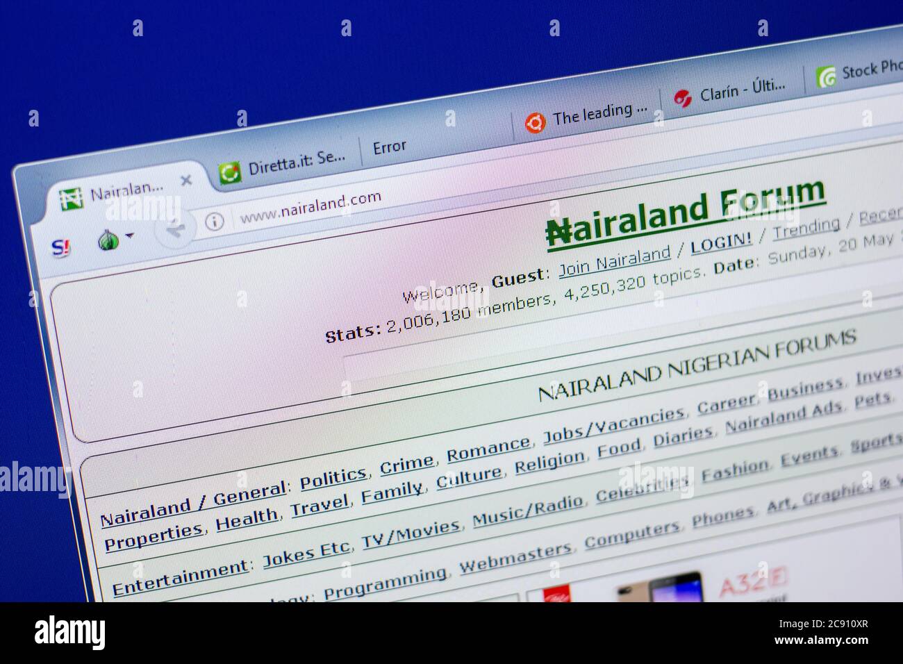 Nairaland hires stock photography and images Alamy