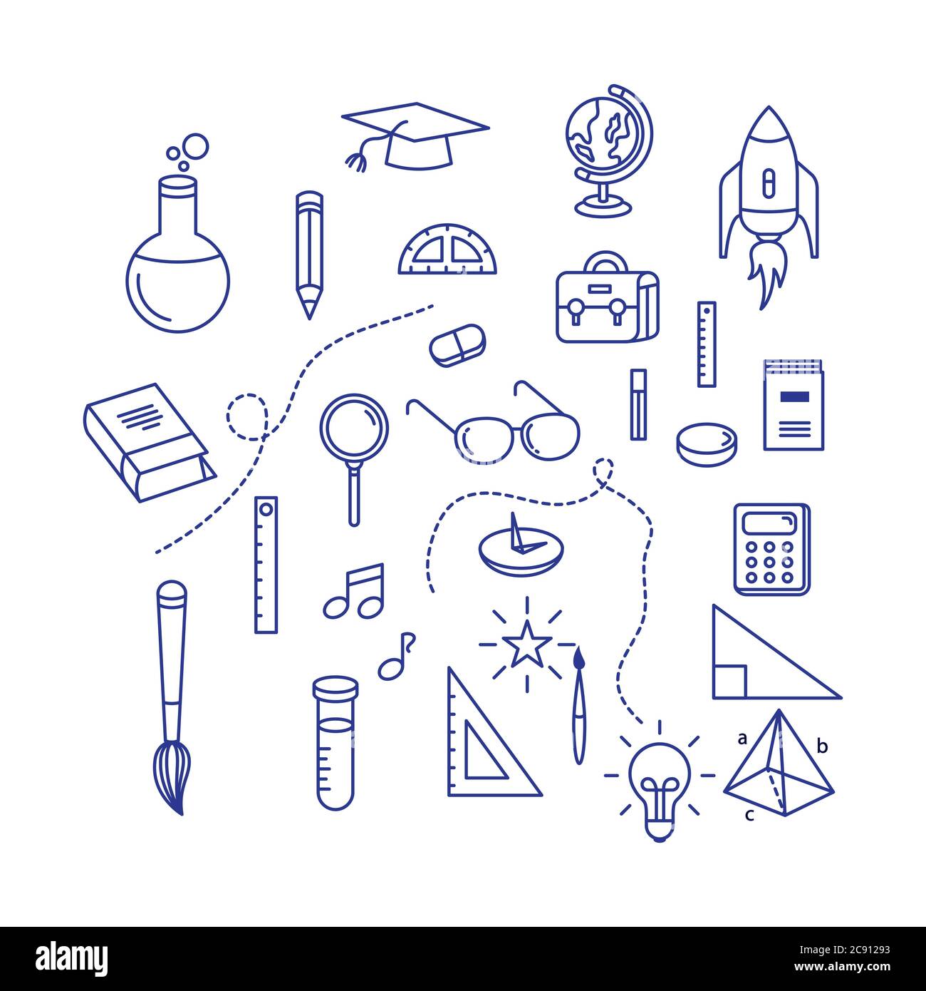 Elementary vector vectors hi-res stock photography and images - Alamy