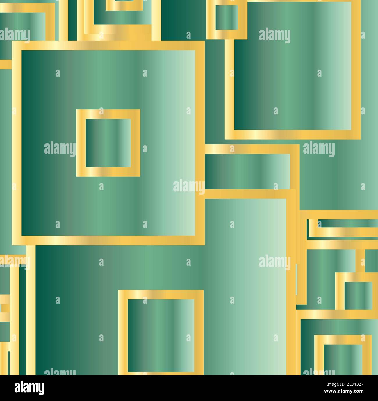 abstract background with green squares Stock Photo Alamy