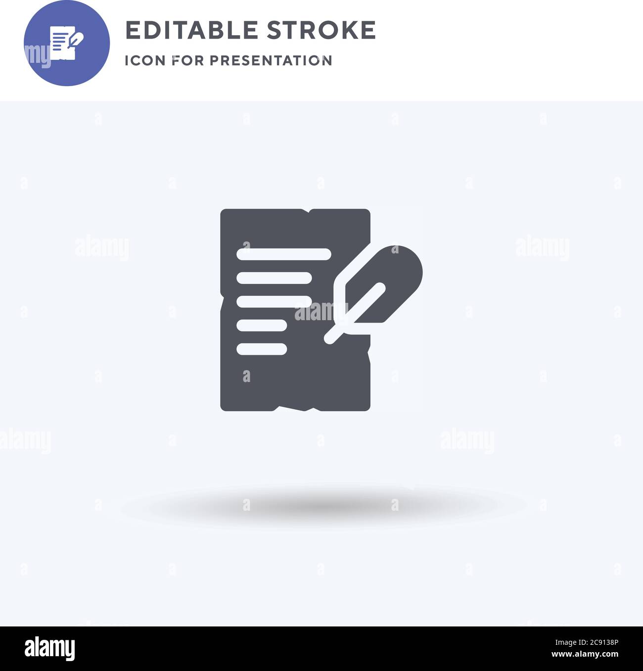 Letter icon vector, filled flat sign, solid pictogram isolated on white ...