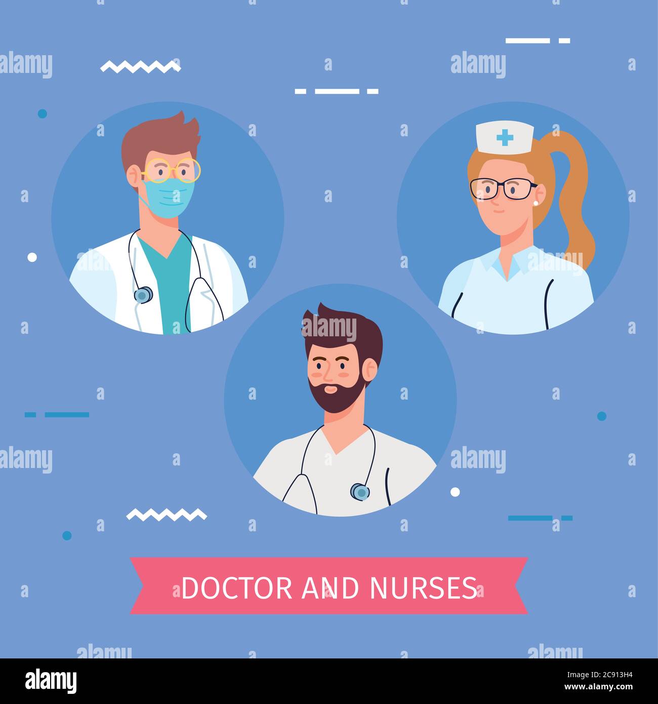 medical team and staff, doctors with nurse Stock Vector Image & Art - Alamy