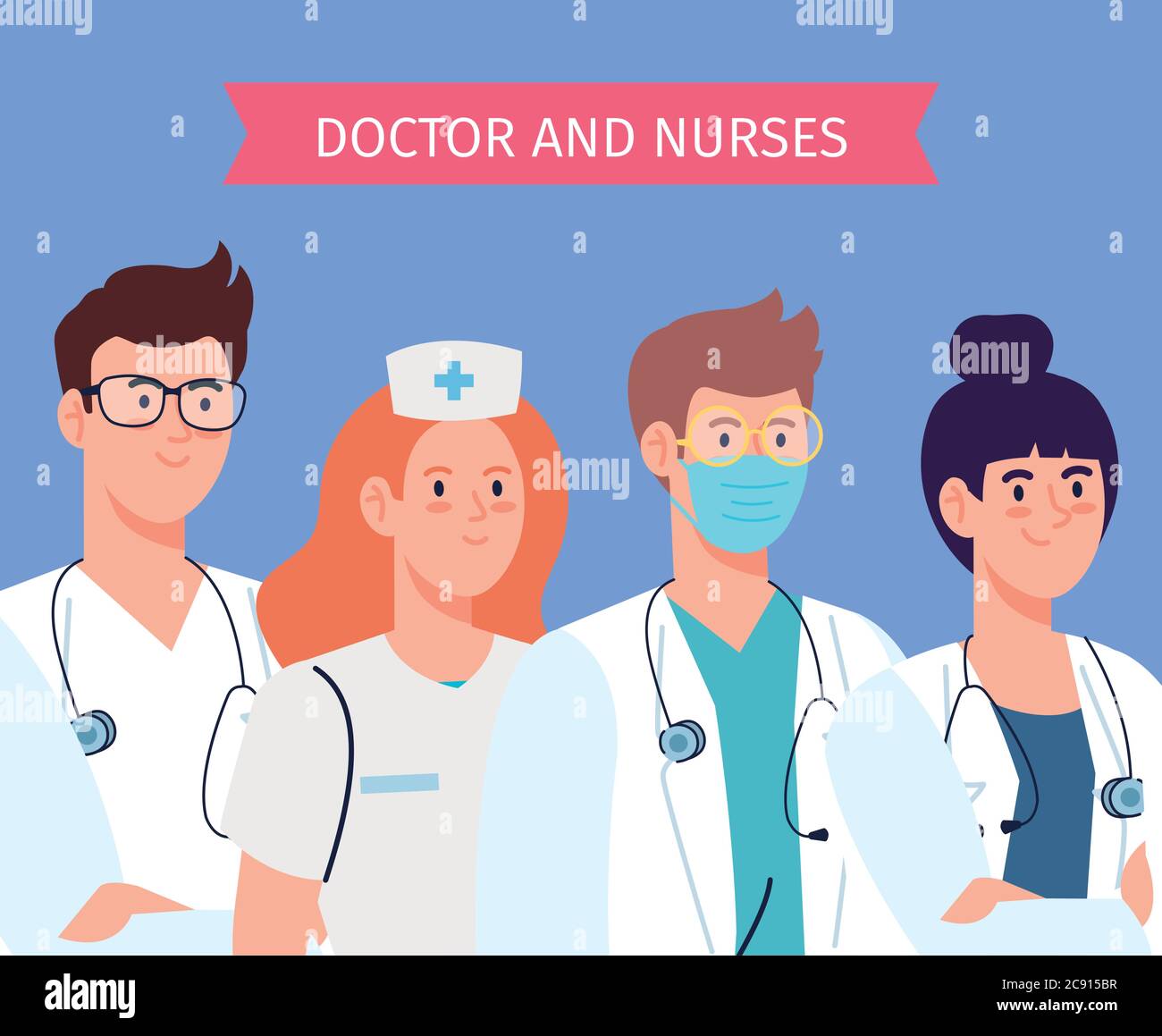 medical team and staff, doctors and nurses Stock Vector Image & Art - Alamy