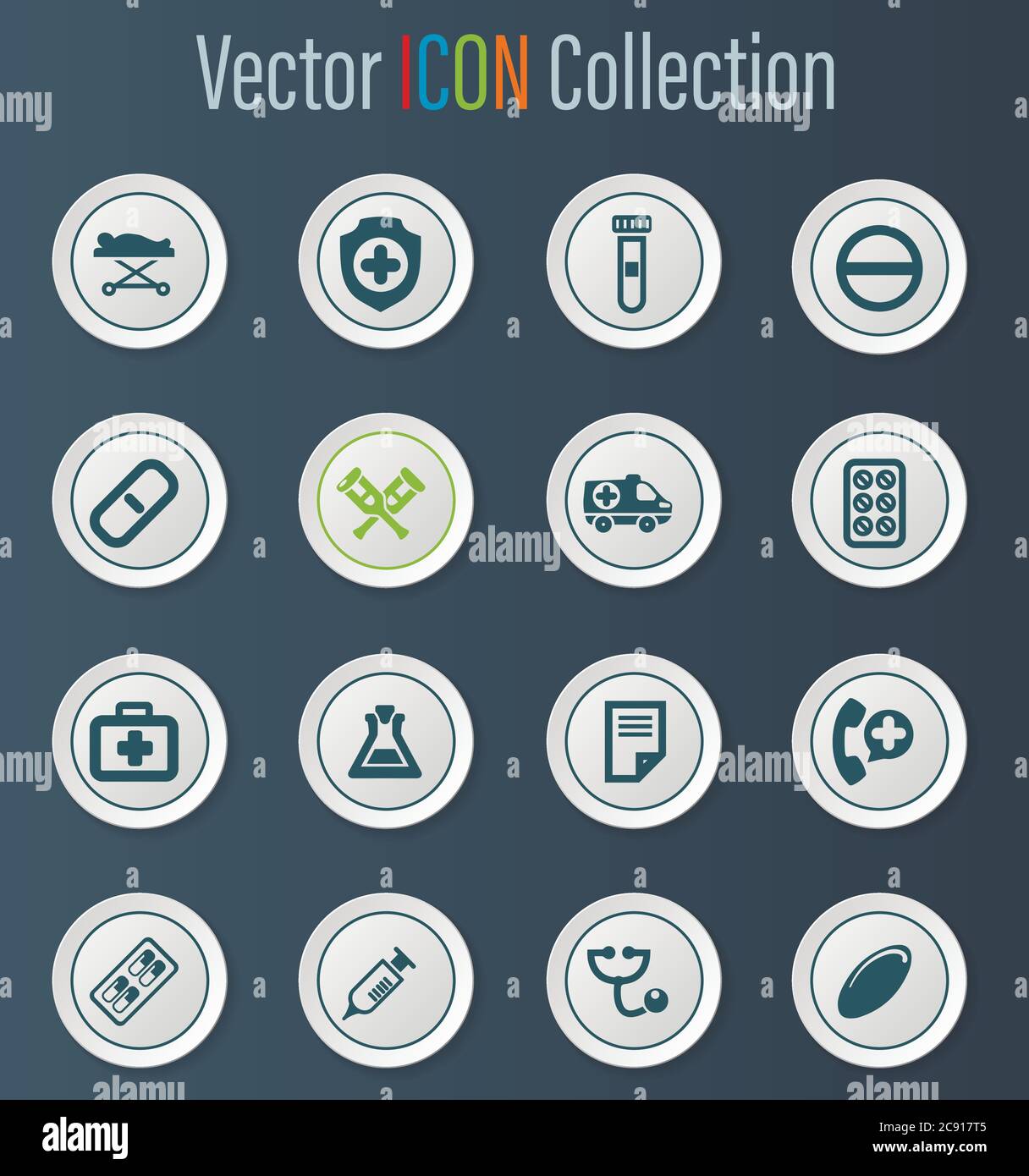 Medical icons set Stock Vector Image & Art - Alamy