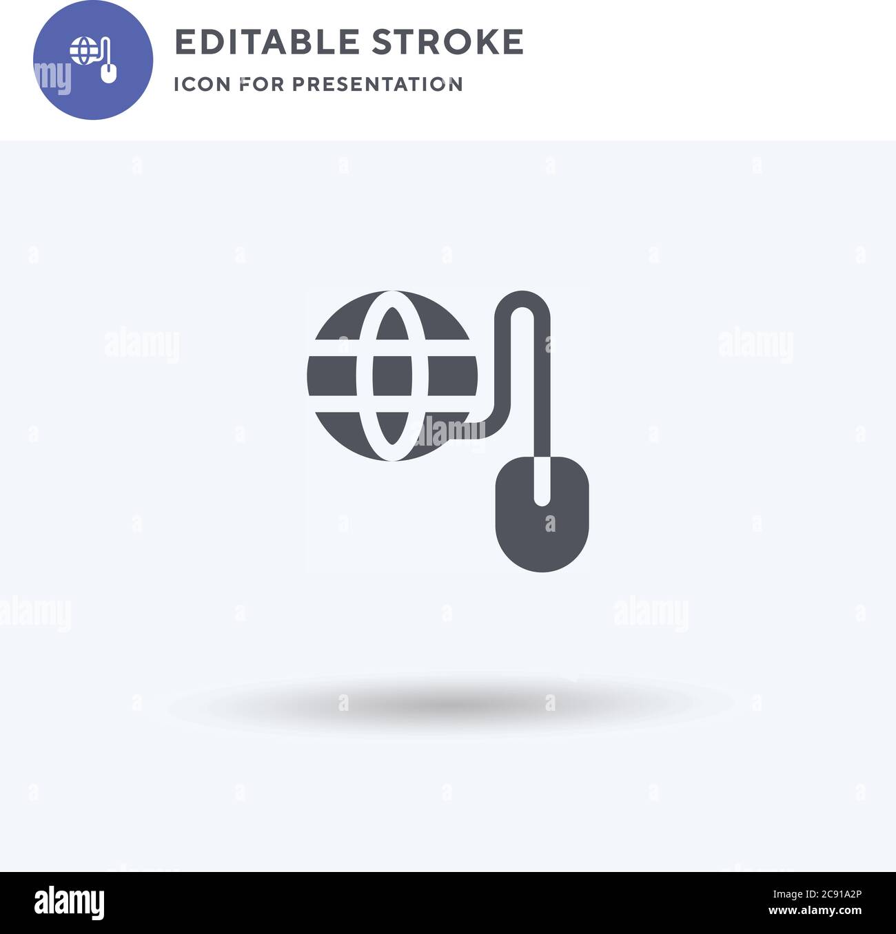 Internet icon vector, filled flat sign, solid pictogram isolated on ...