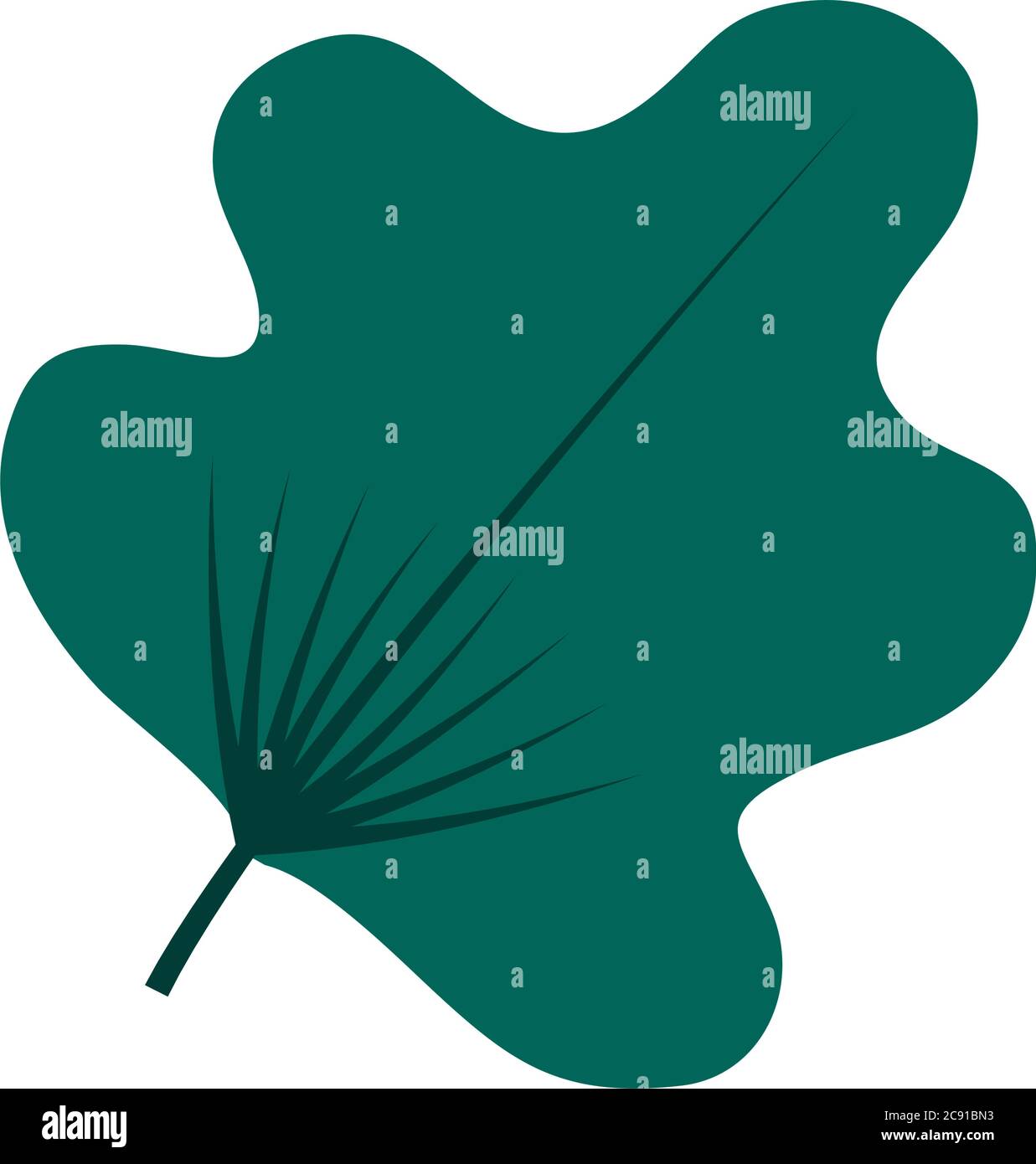 tropical leaf flat style icon design of Natural floral nature and plant ...
