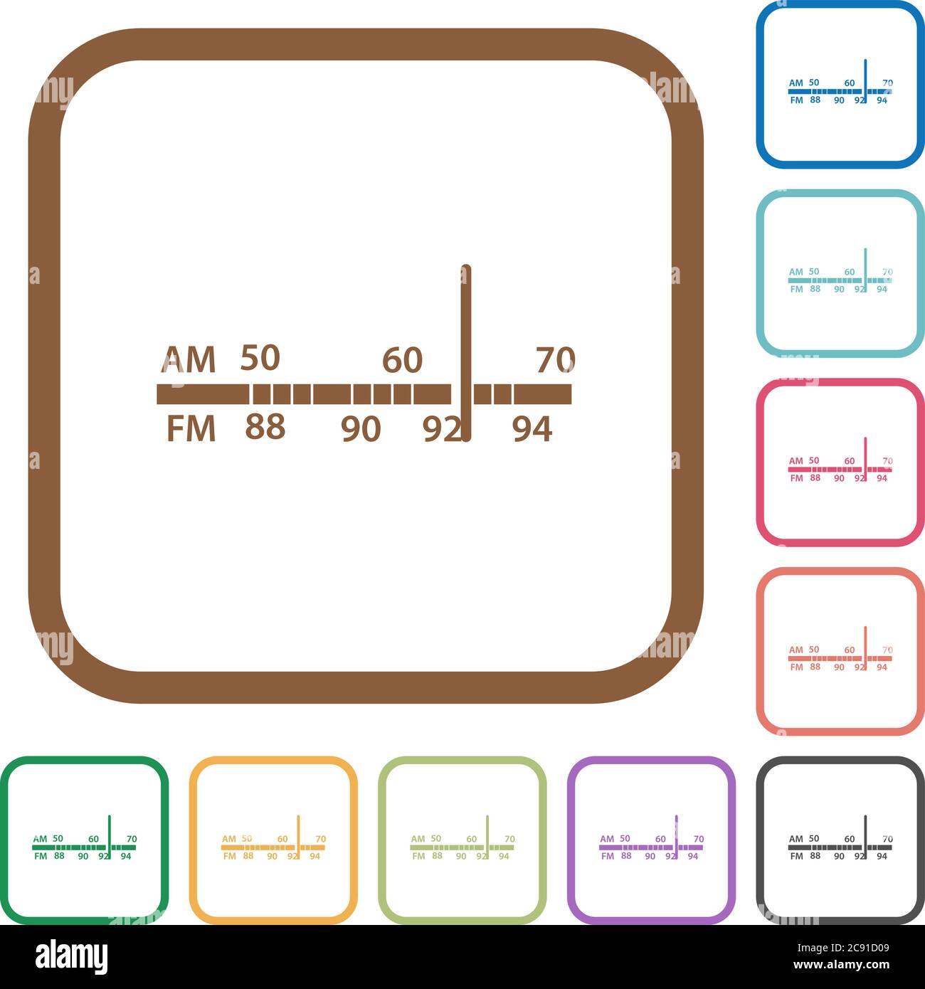 Radio stations Stock Vector Images - Alamy