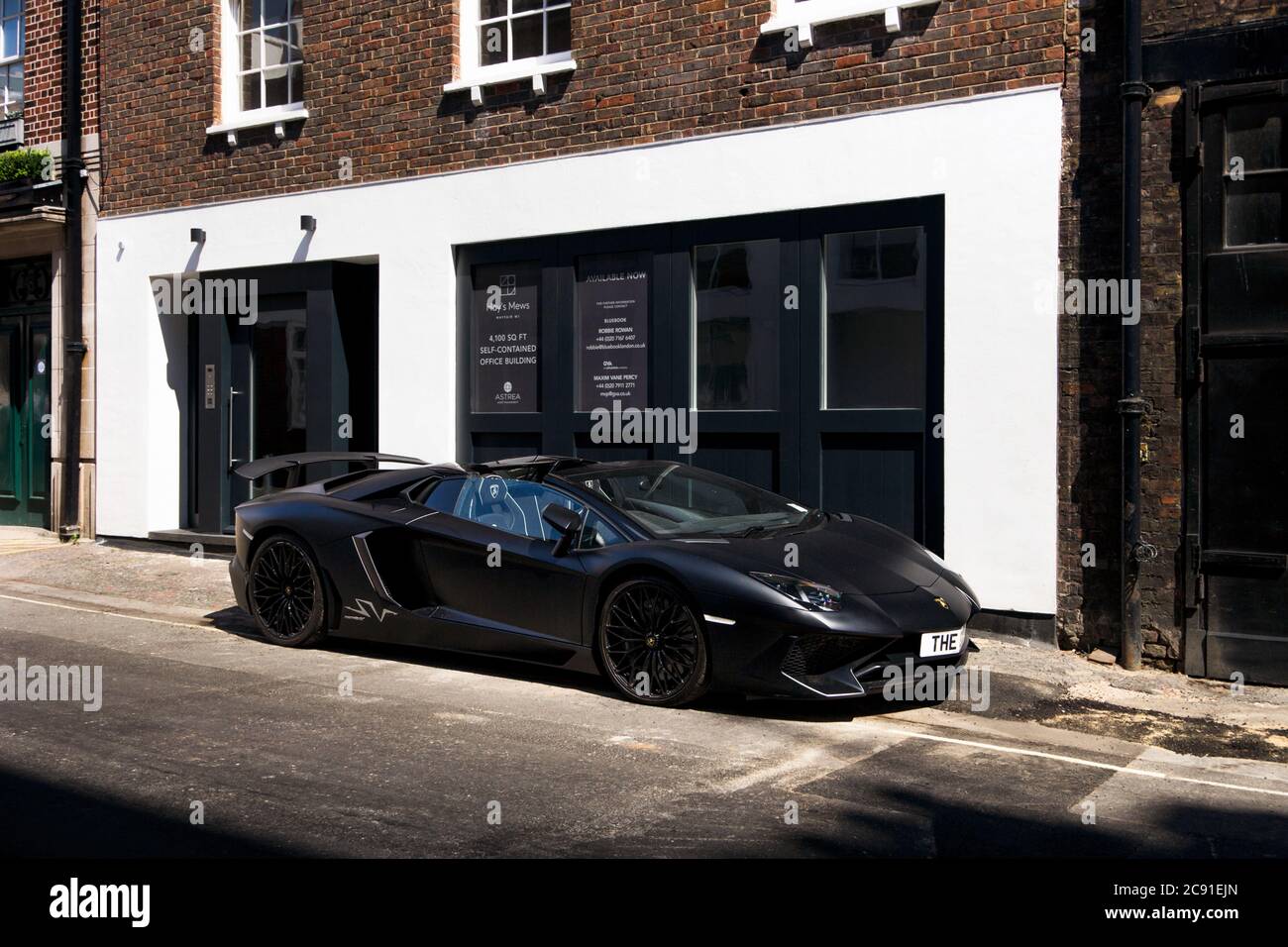 Black Lamborghini Aventador Sv Roadster Modern Supercar Parked On A Street In Mayfair Area Of Central London Stock Photo Alamy Black Lamborghini Aventador Sv Roadster Modern Supercar Parked On A Street In Mayfair Area Of Central London Stock Photo Alamy