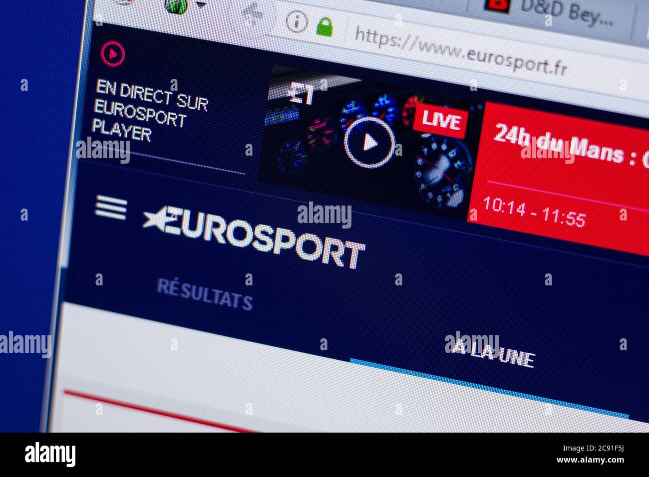 Eurosport hi-res stock photography and images - Page 2 - Alamy