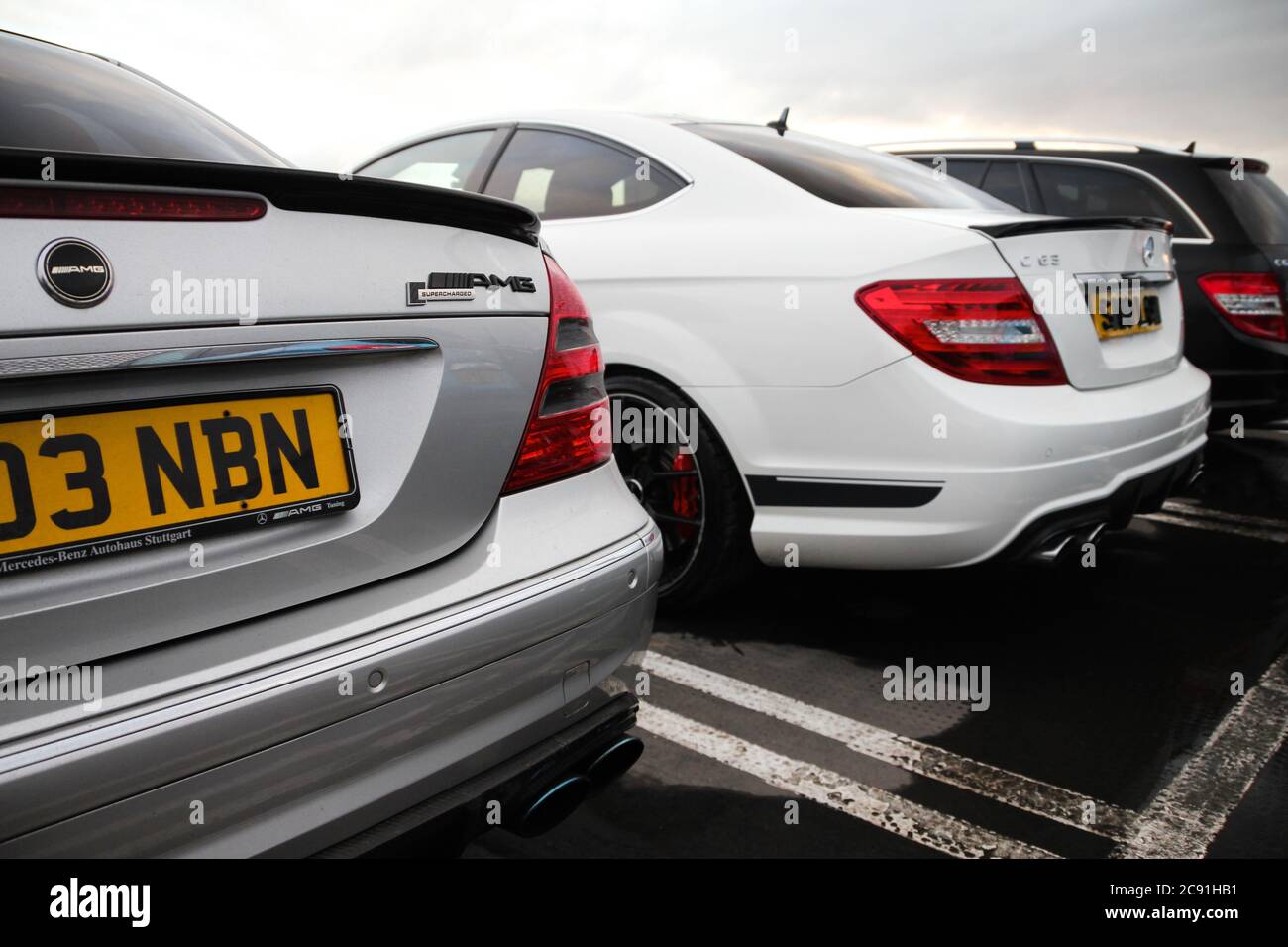 Amg C63 High Resolution Stock Photography And Images Alamy