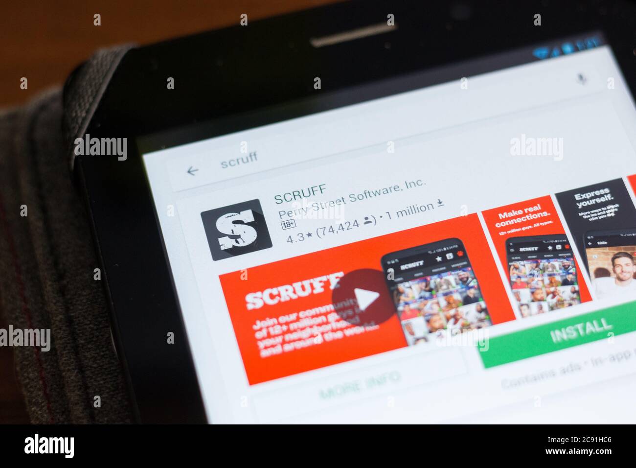 Scruff app hi-res stock photography and images - Alamy
