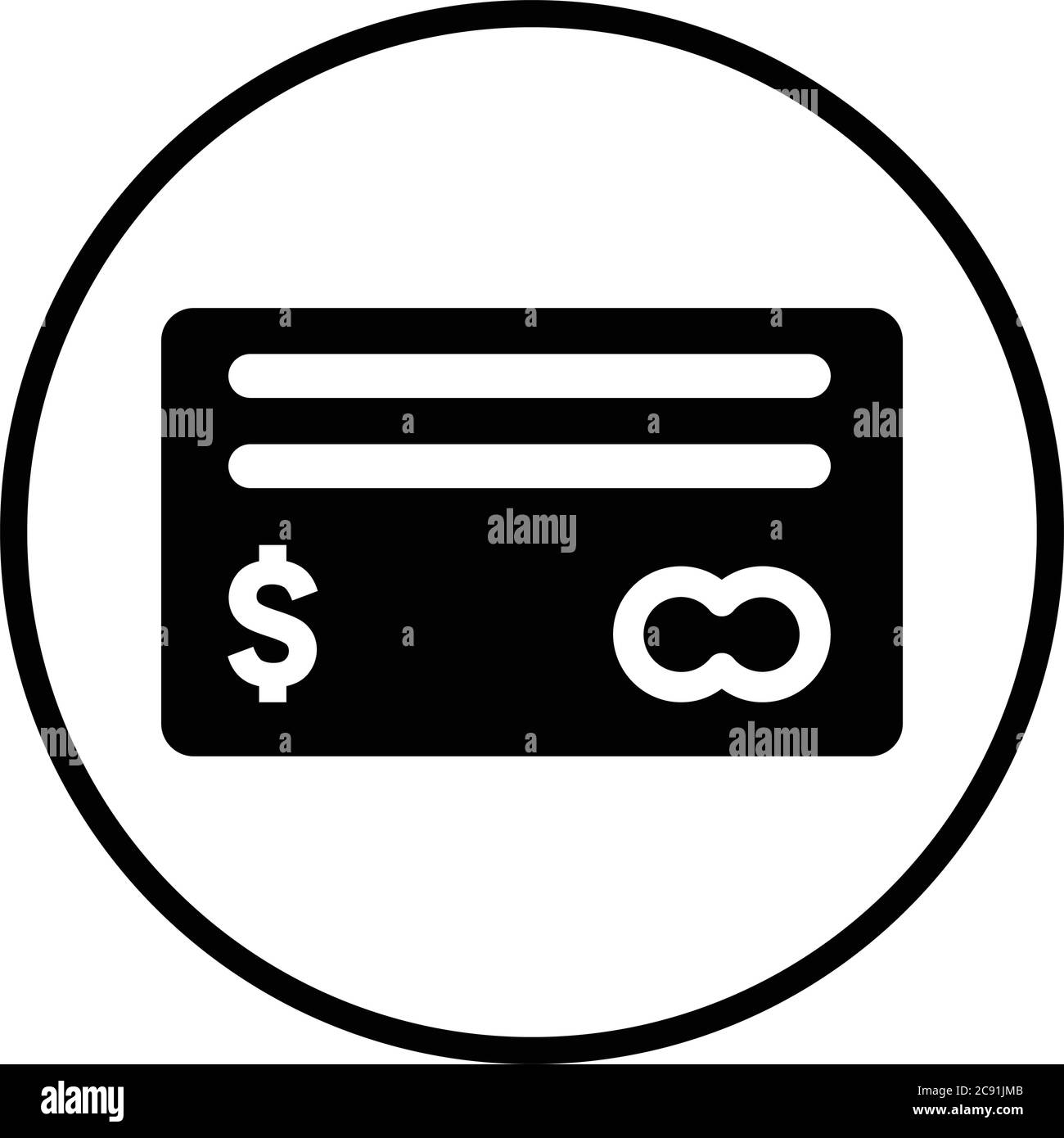 Payment method, card icon. Beautiful, meticulously designed icon. Well organized and editable Vector for any uses. Stock Vector