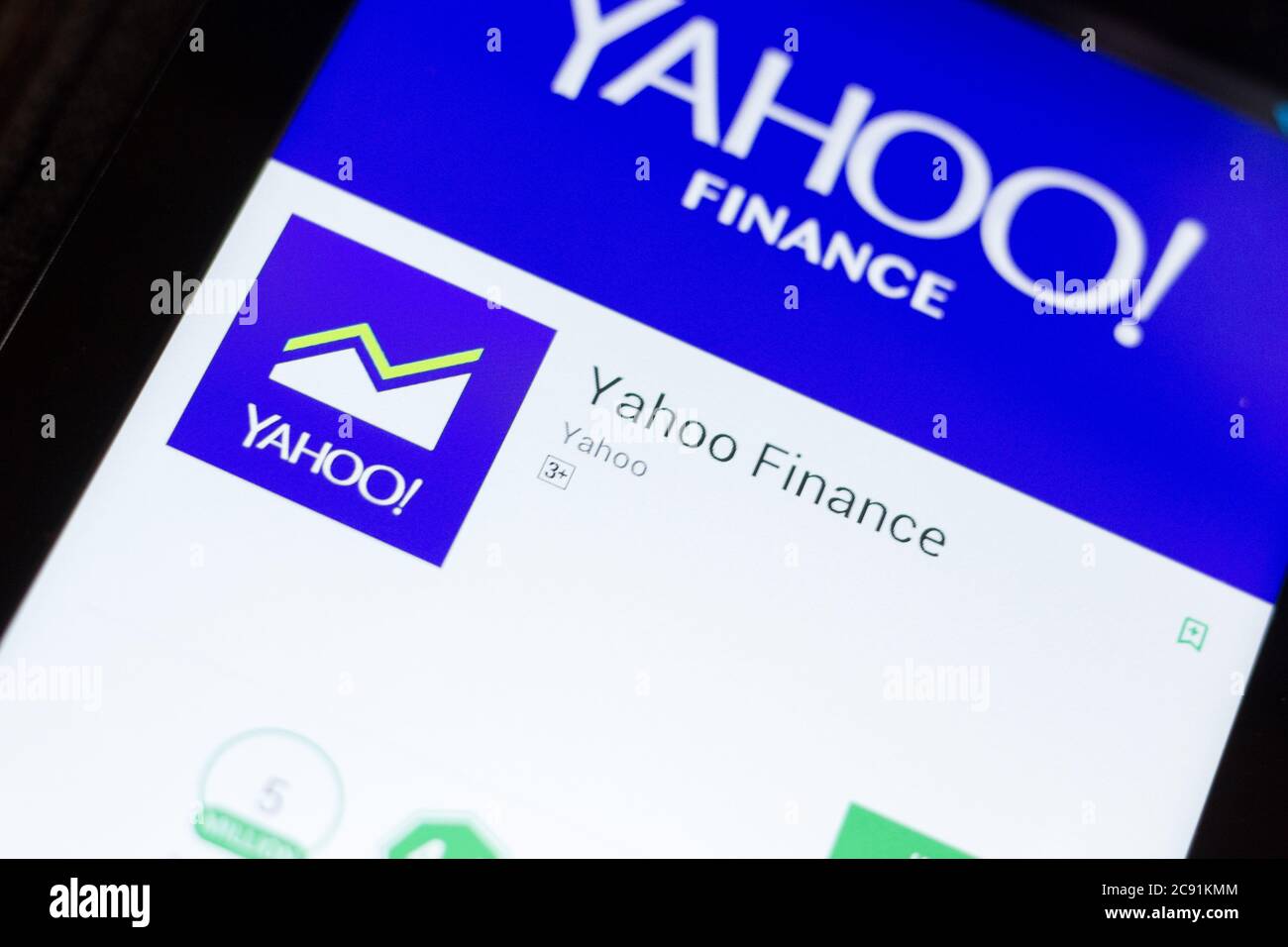 Yahoo finance logo hi-res stock photography and images - Alamy