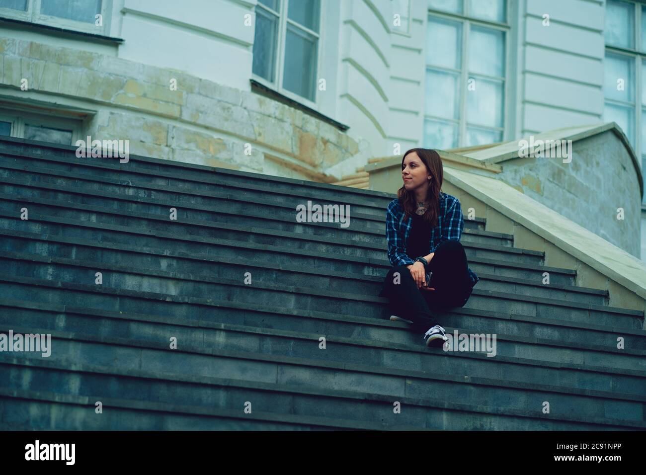 Stairway Poses for G8F - Daz Content by DoroThee237