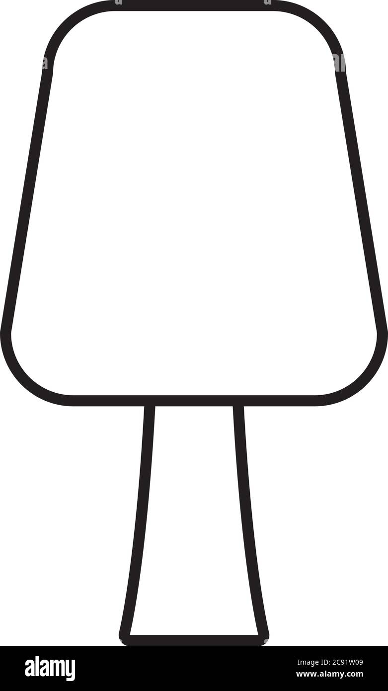 square shaped tree line style icon design, Nature plant season ...