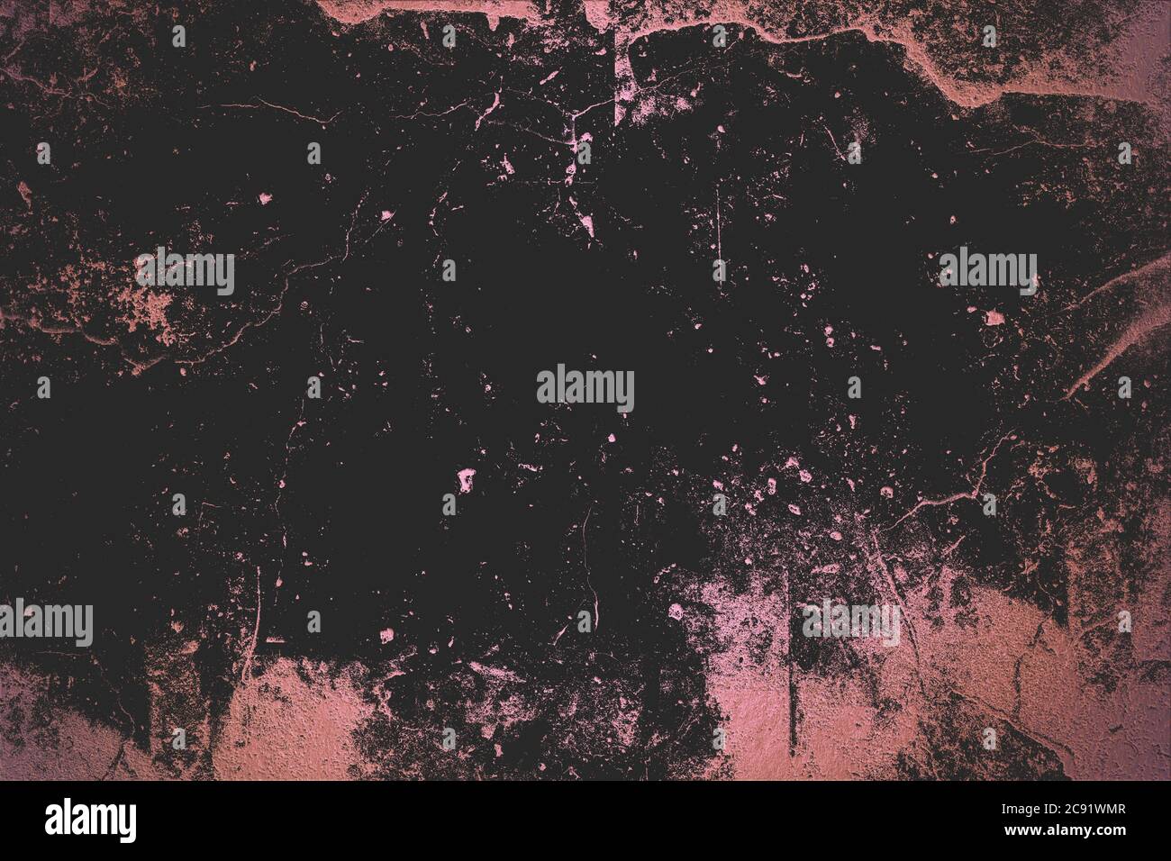 Black luxury grunge texture. Effect overlay pink gold. Black pink
