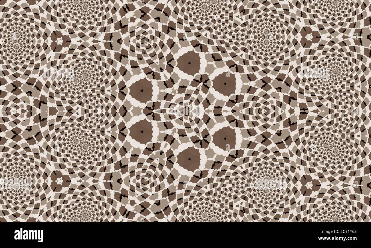 Colorful kaleidoscope patterned background for wallpapers Stock Photo