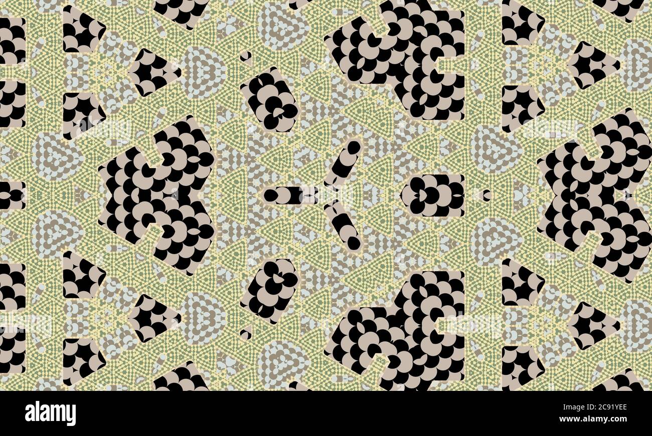 Colorful kaleidoscope patterned background for wallpapers Stock Photo