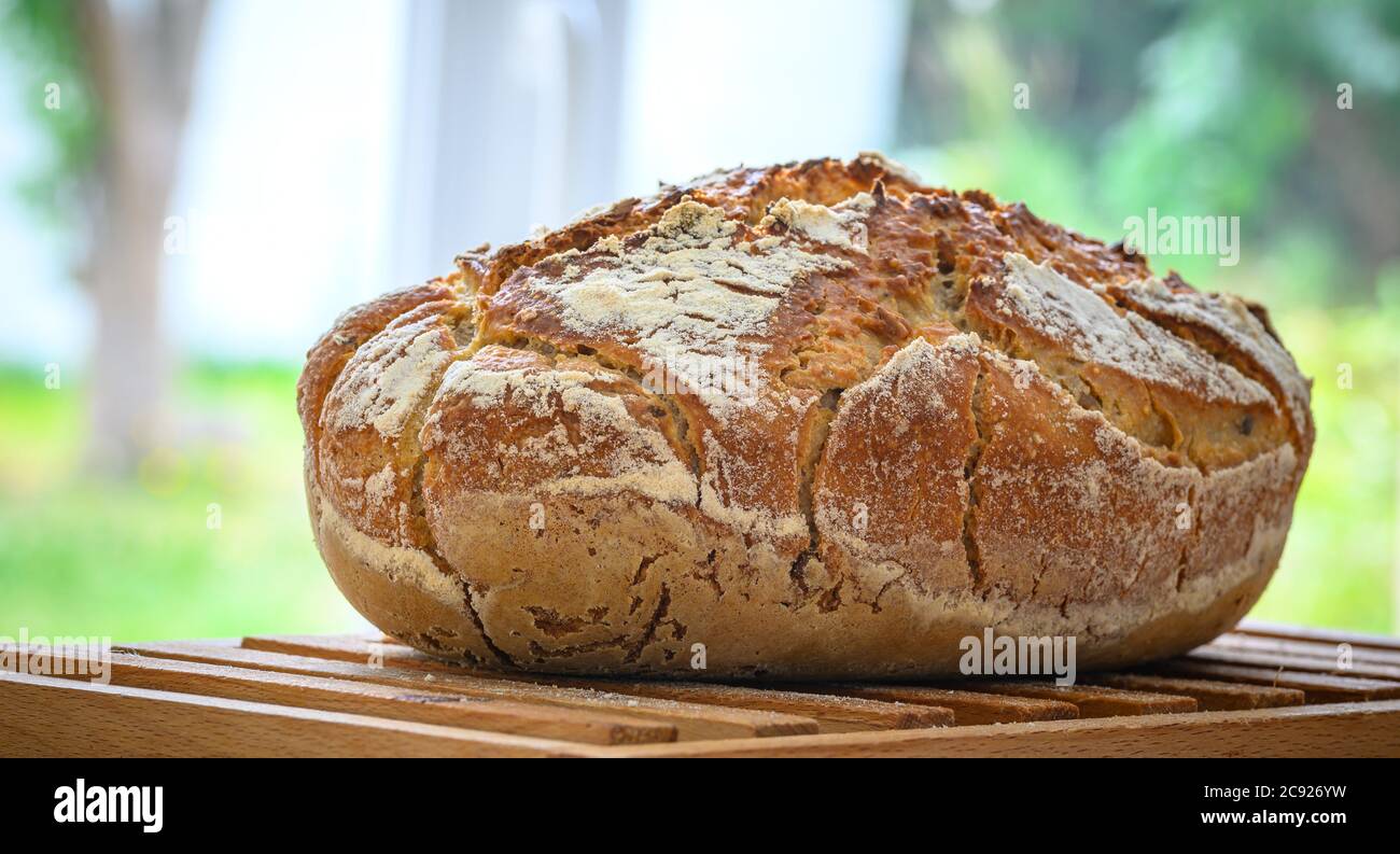 sourdough country bread Stock Photo Alamy
