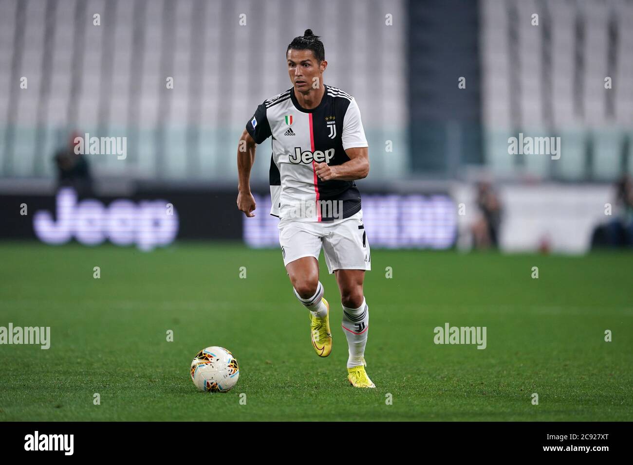 TORINO ITALY Jun 26 2020 Torino Italy 26th June 2020. Italian Serie A. Juventus Fc vs Us Lecce. Cristiano Ronaldo of Juventus FC Stock Photo Alamy