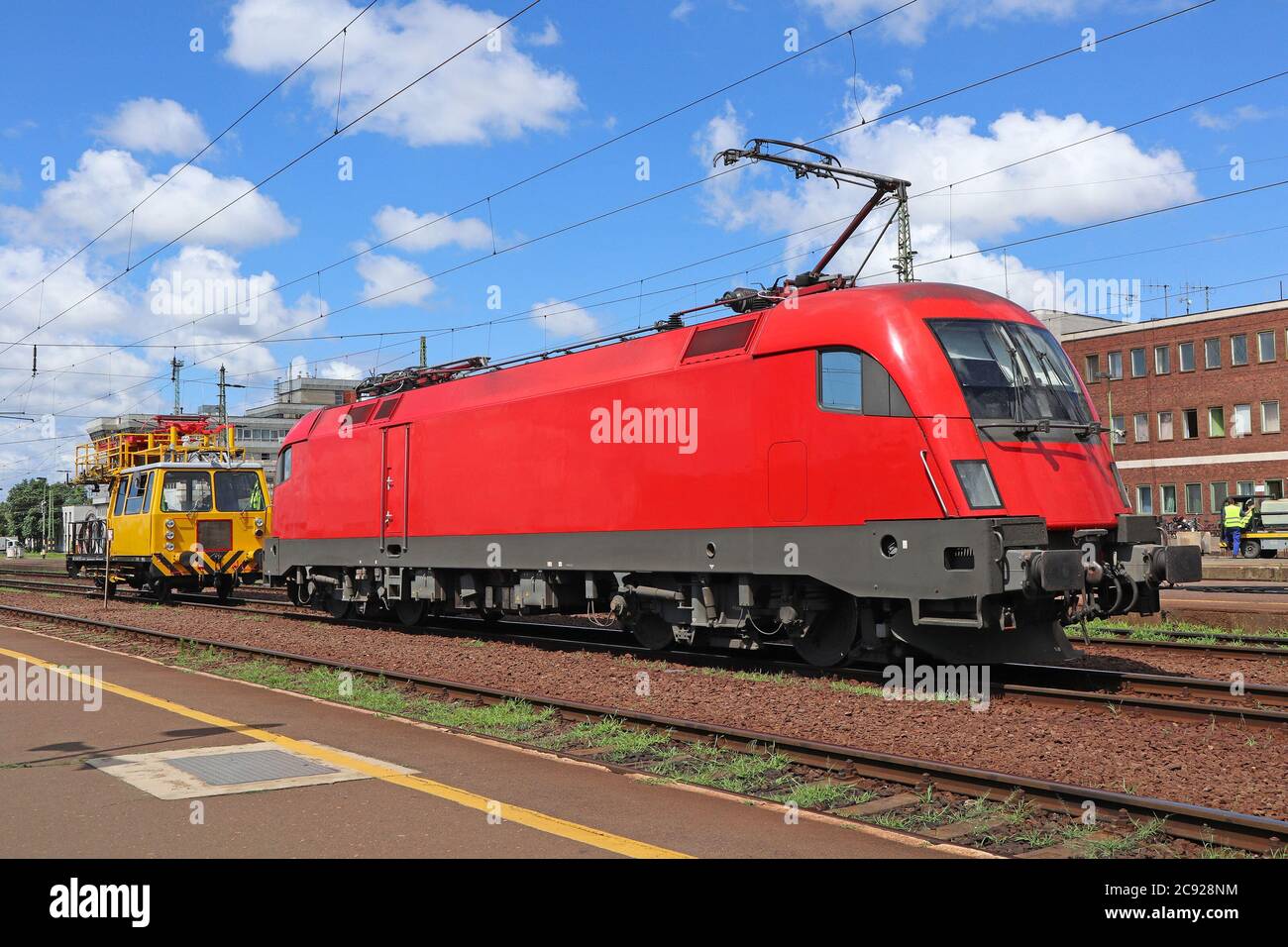 Railway track maintenance engine vehicle hi-res stock photography and ...