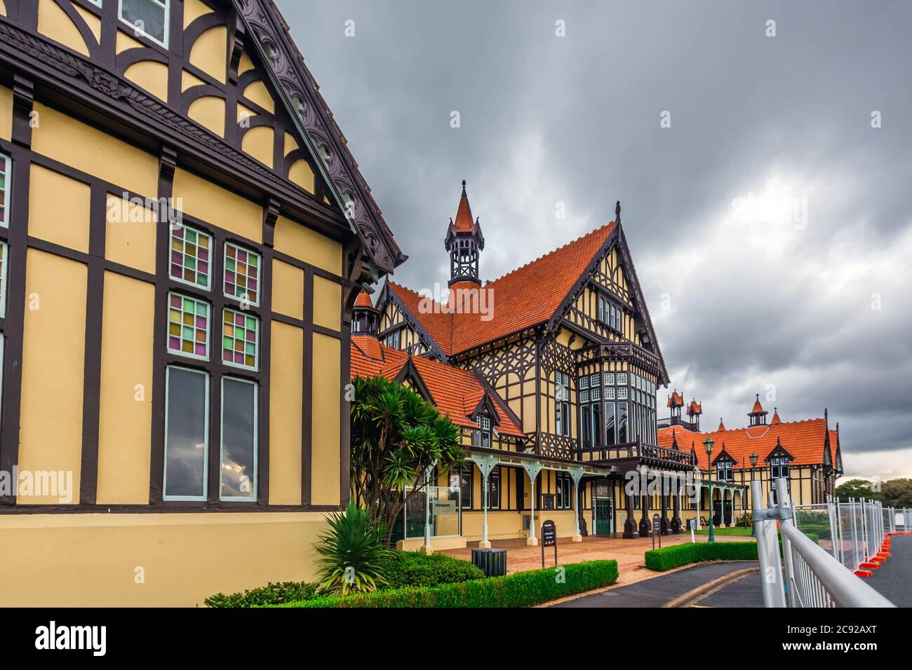 Rotorua Museum of Art and History in the geothermal city of Rotorua