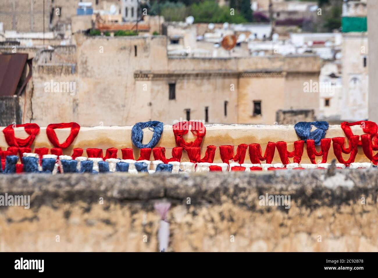 Morocco tower rooftops in fes hi-res stock photography and images - Alamy