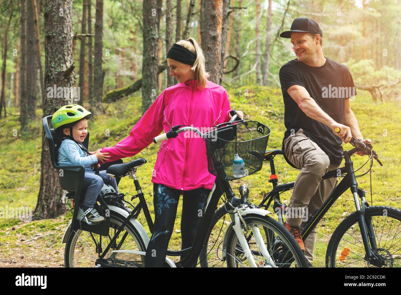 adults bike with child seat
