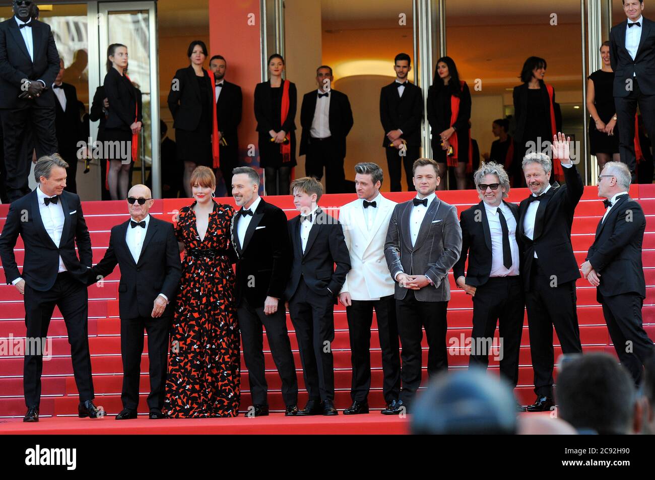 Red carpet and photo call Stock Photo Alamy