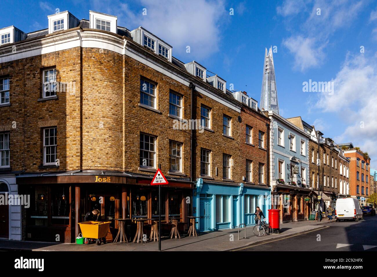 A Colourful Street In Bermondsey, London, England. Stock Photo