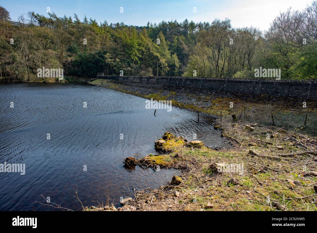 Grizedale Reservoir, Lancaster, Lancashire. Stock Photo
