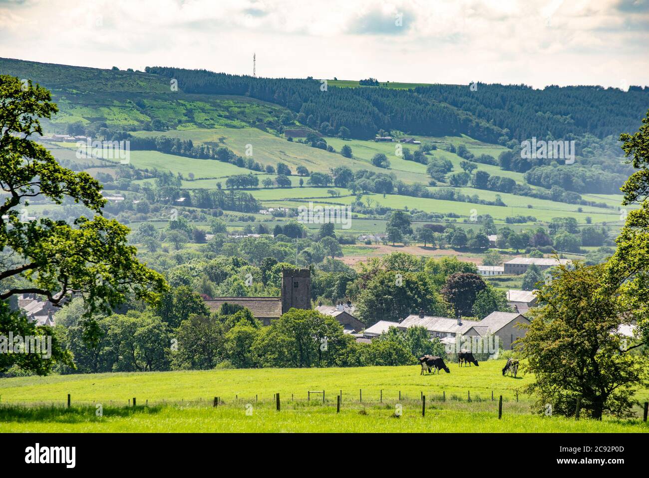 View of Chipping village, Preston, Lancashire. Stock Photo