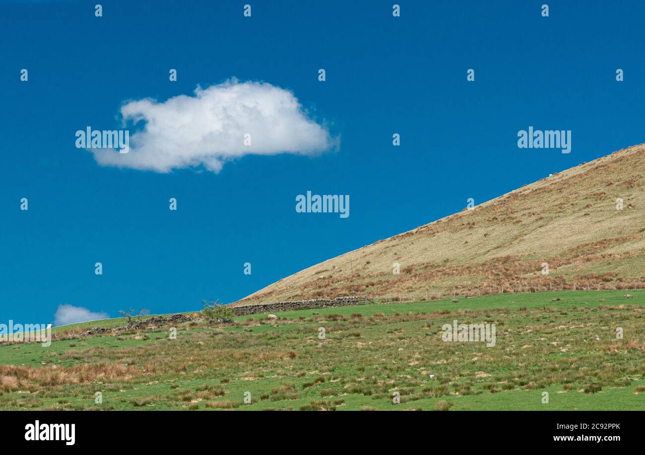 A view of Parlick Fell, Chipping, Preston, Lancashire, UK Stock Photo