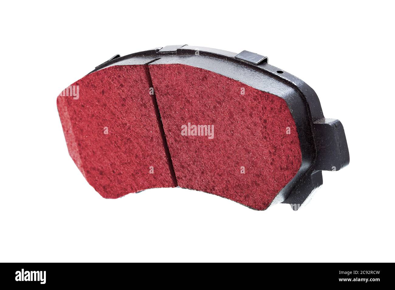 Brake pads, car spare parts isolated Stock Photo Alamy