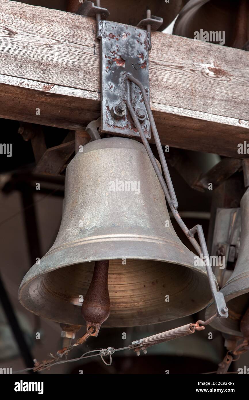 Big bell stock photo. Image of chime, bell, bellhop, metallic