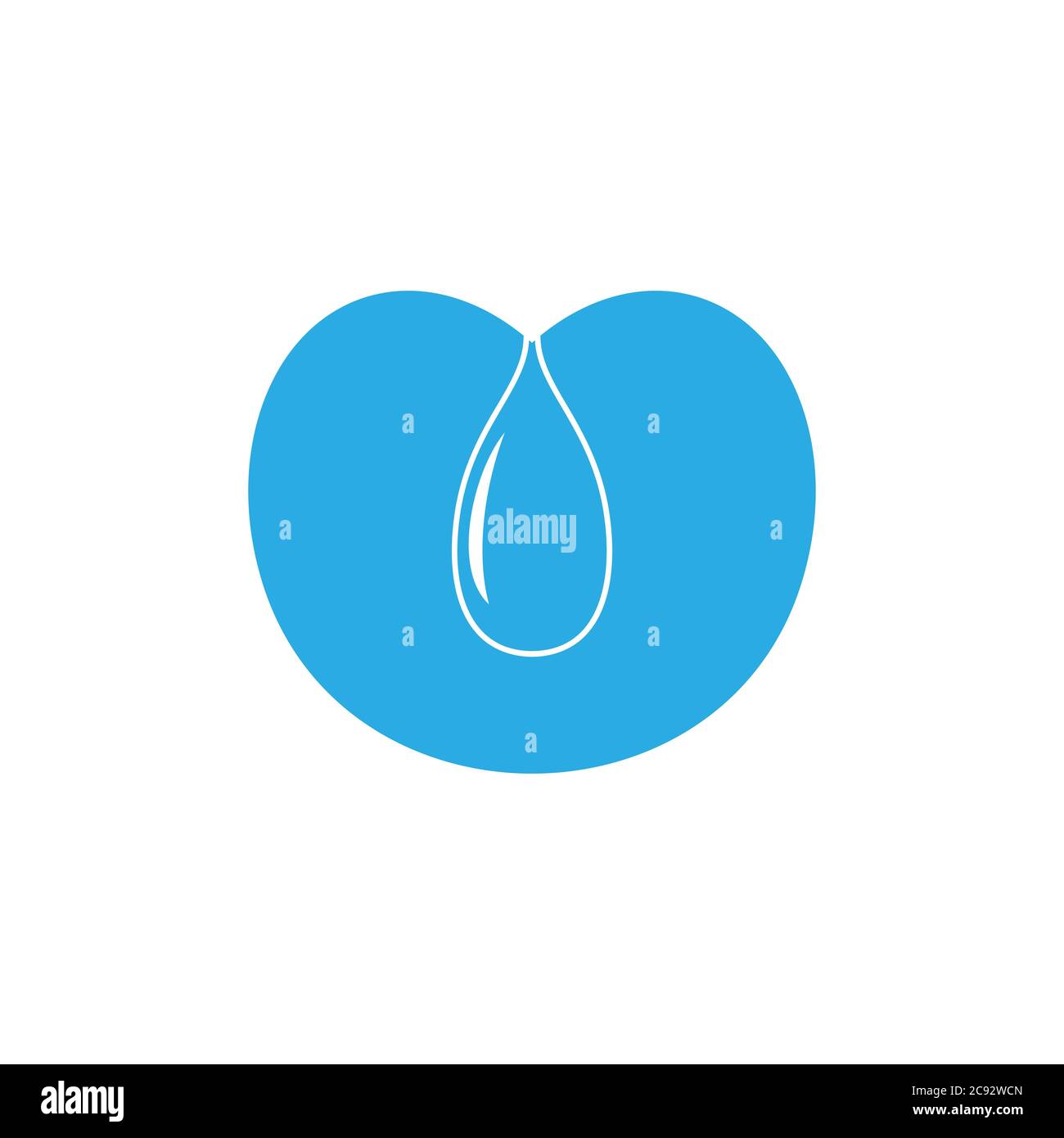 love water drop juice symbol logo vector Stock Vector