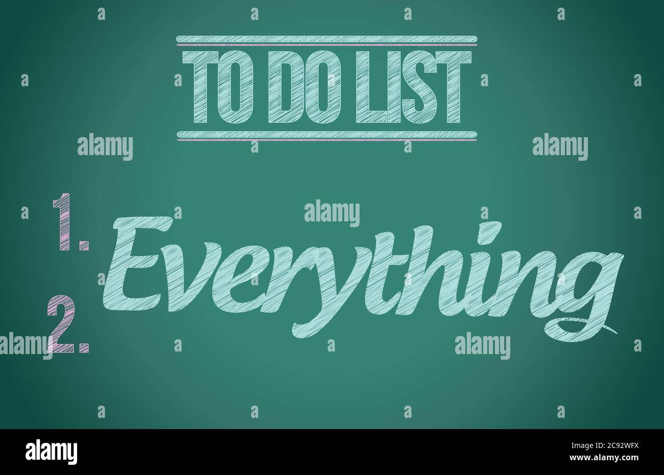 To do everything. to do list illustration design graphic Stock Vector