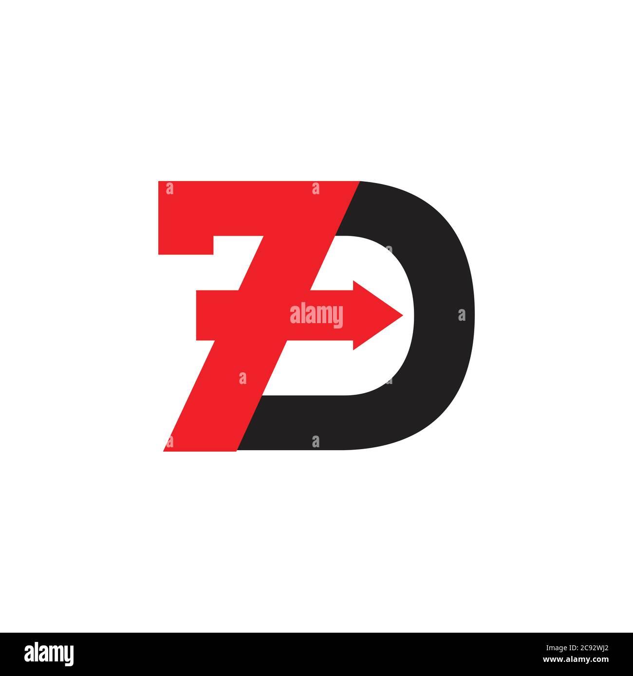 7d symbol Stock Vector Images Alamy