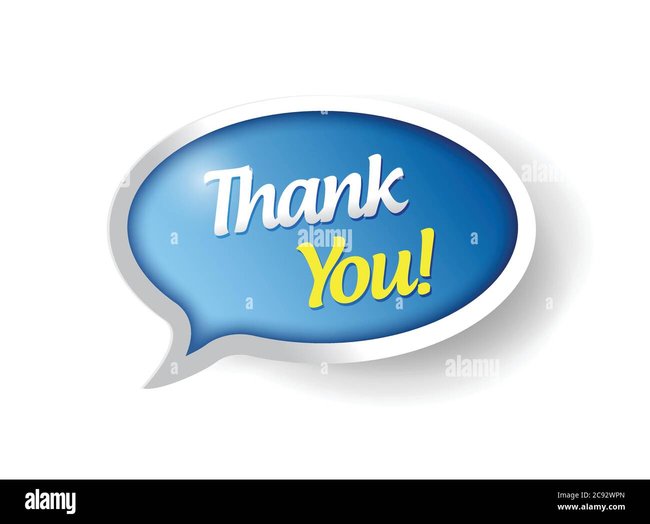Thank You Message Bubble Illustration Design Over A White Background thank-you-message-bubble-illustration-design-over-a-white-background