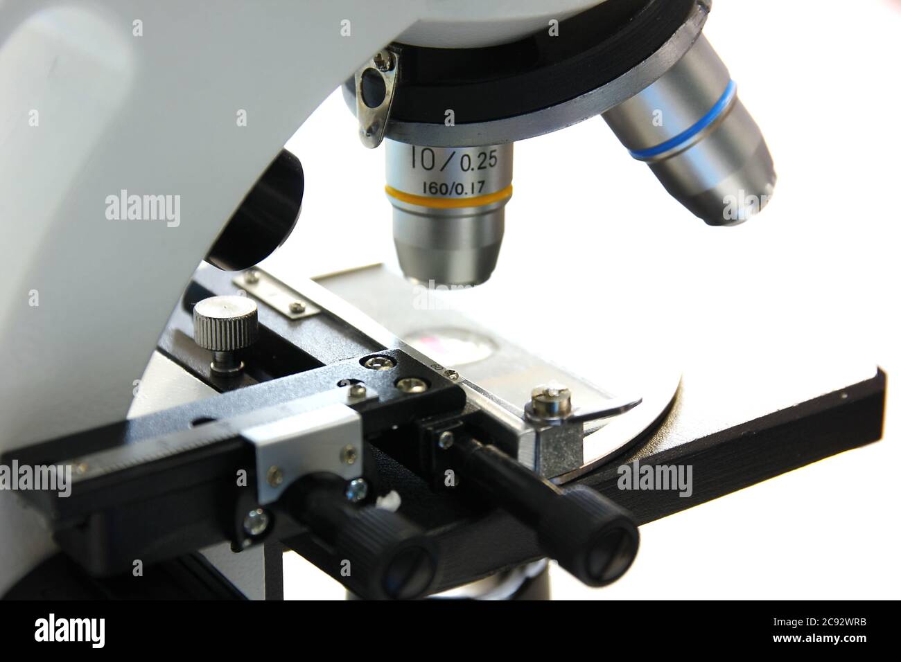 close up microscope lab equipment Stock Photo Alamy