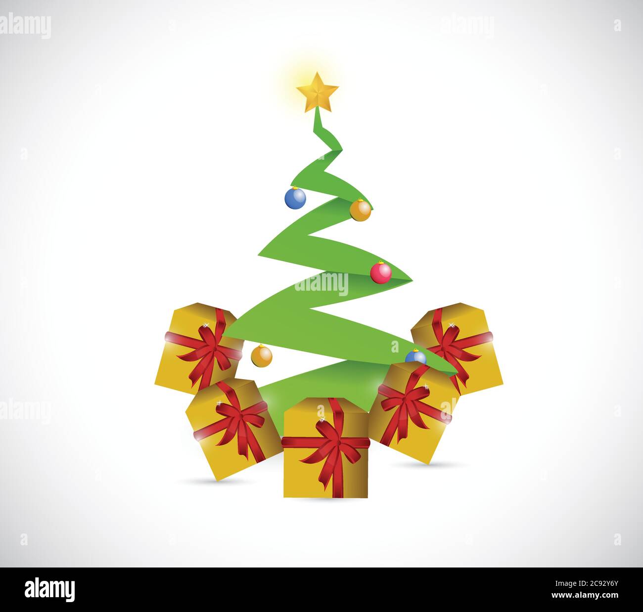 Christmastree Vector Vectors High Resolution Stock Photography and ...