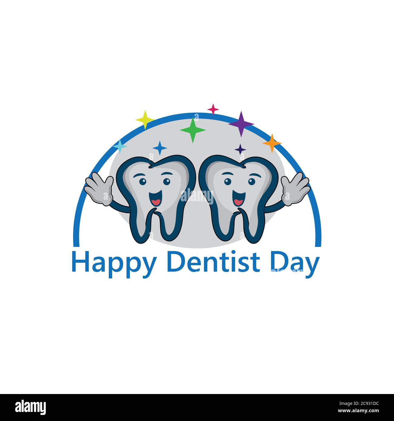 World Dentist Day Vector Design Template.EPS 10 Stock Vector