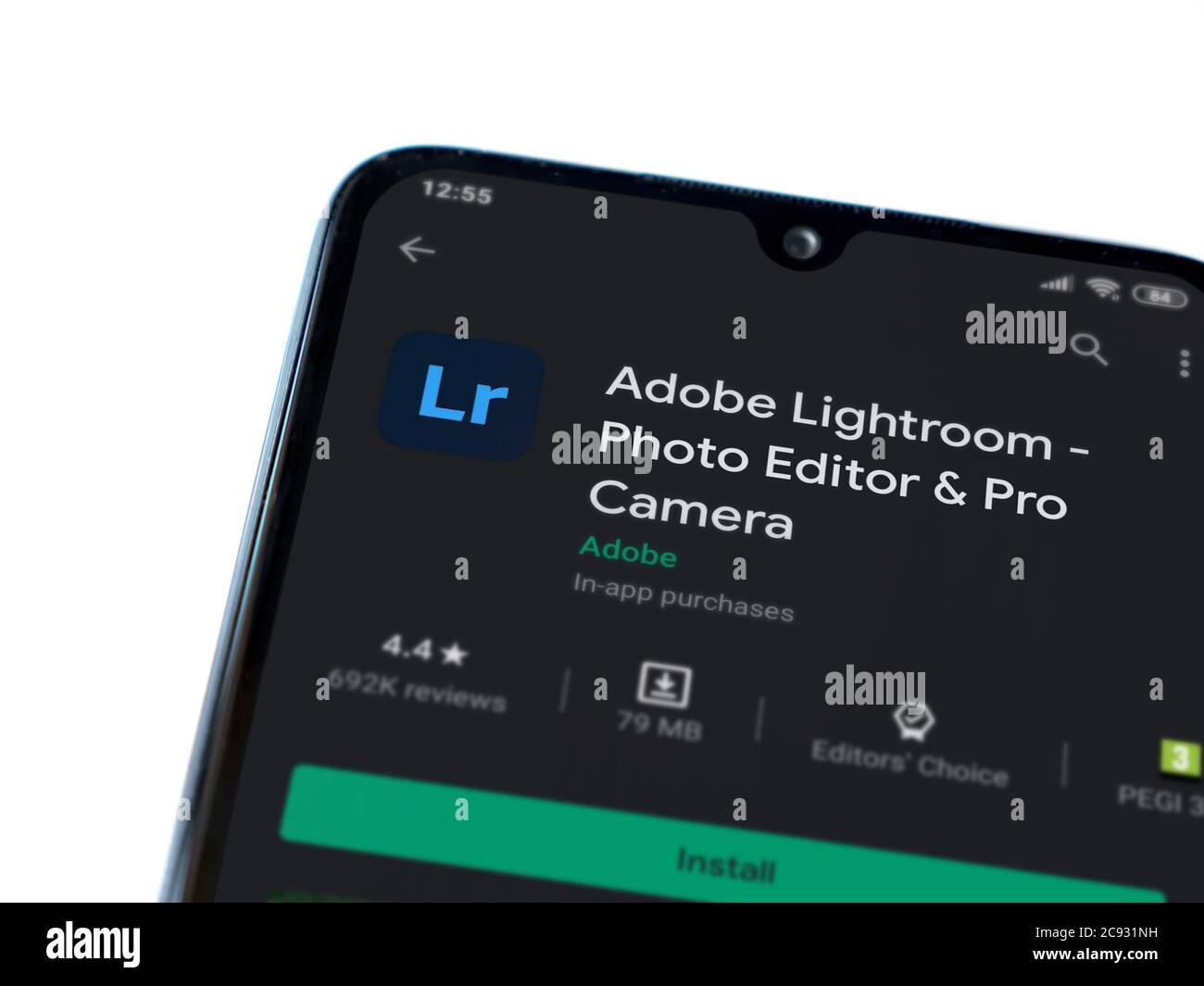 Lod, Israel July 8, 2020 Adobe Lightroom Photo Editor & Pro Camera