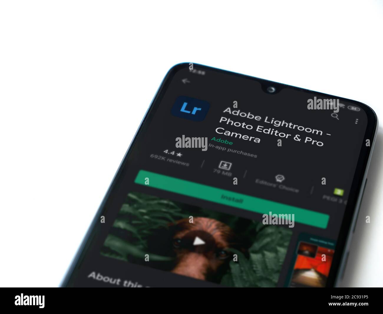 Lod, Israel - July 8, 2020: Adobe Lightroom - Photo Editor & Pro Camera ...